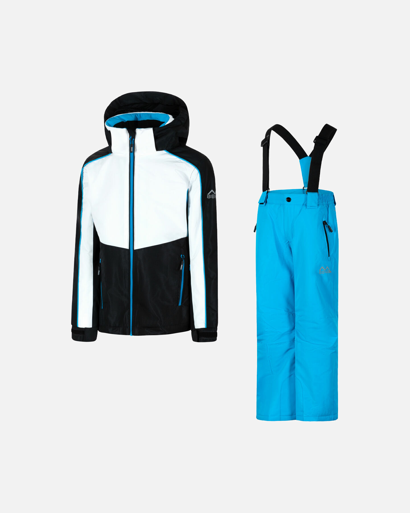 Completo Sci Bambino Ski Essential Azzurro, Bianco e Nero