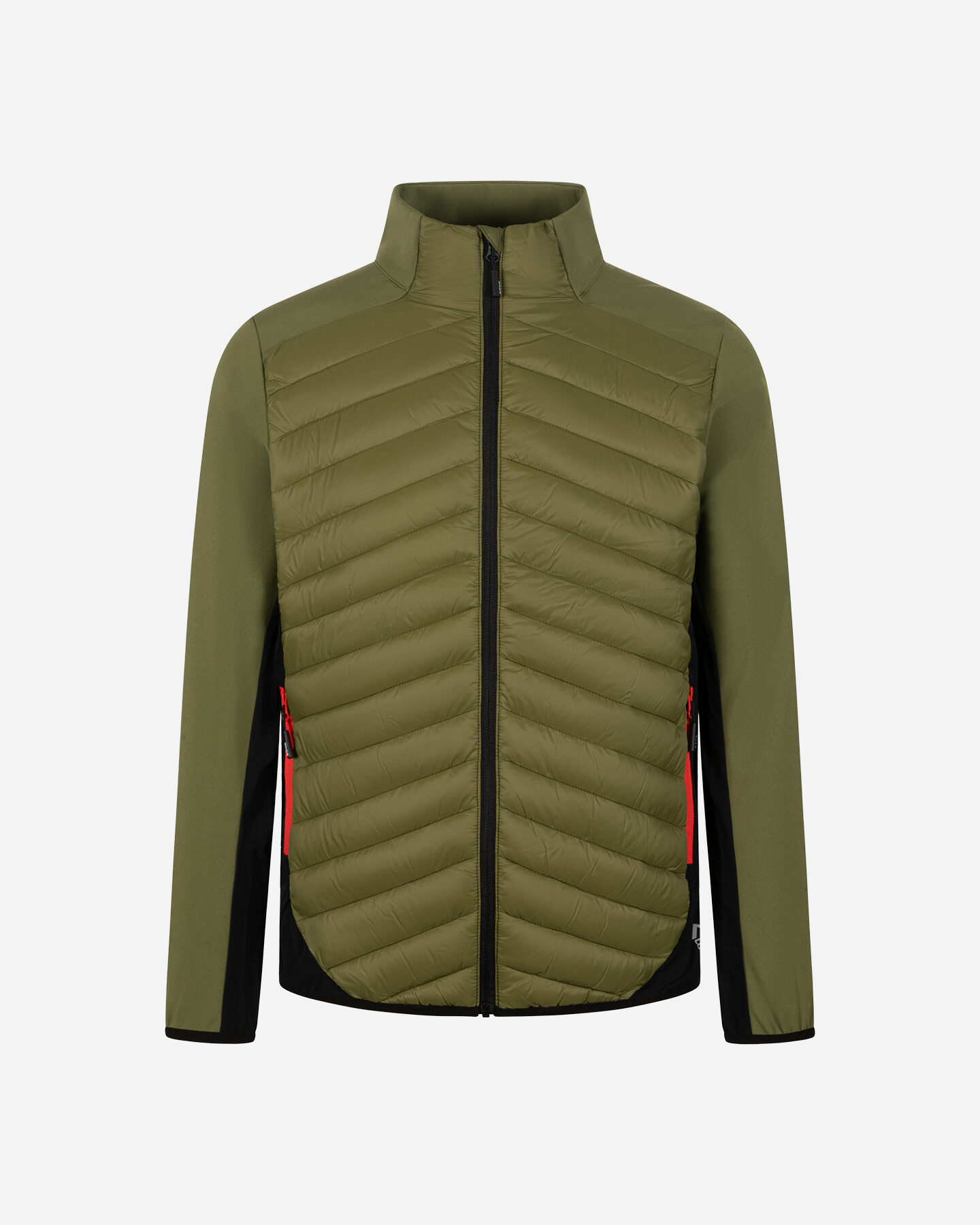 Giacca Outdoor Uomo Mountain Hike Imbottita Color Militare