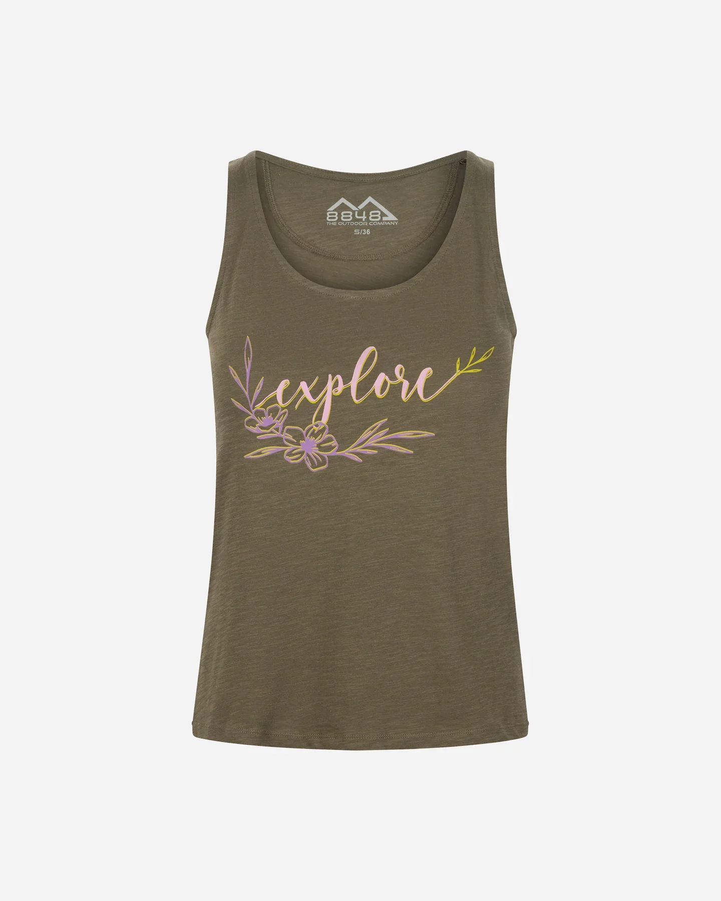 T-Shirt Mountain Essential donna verde