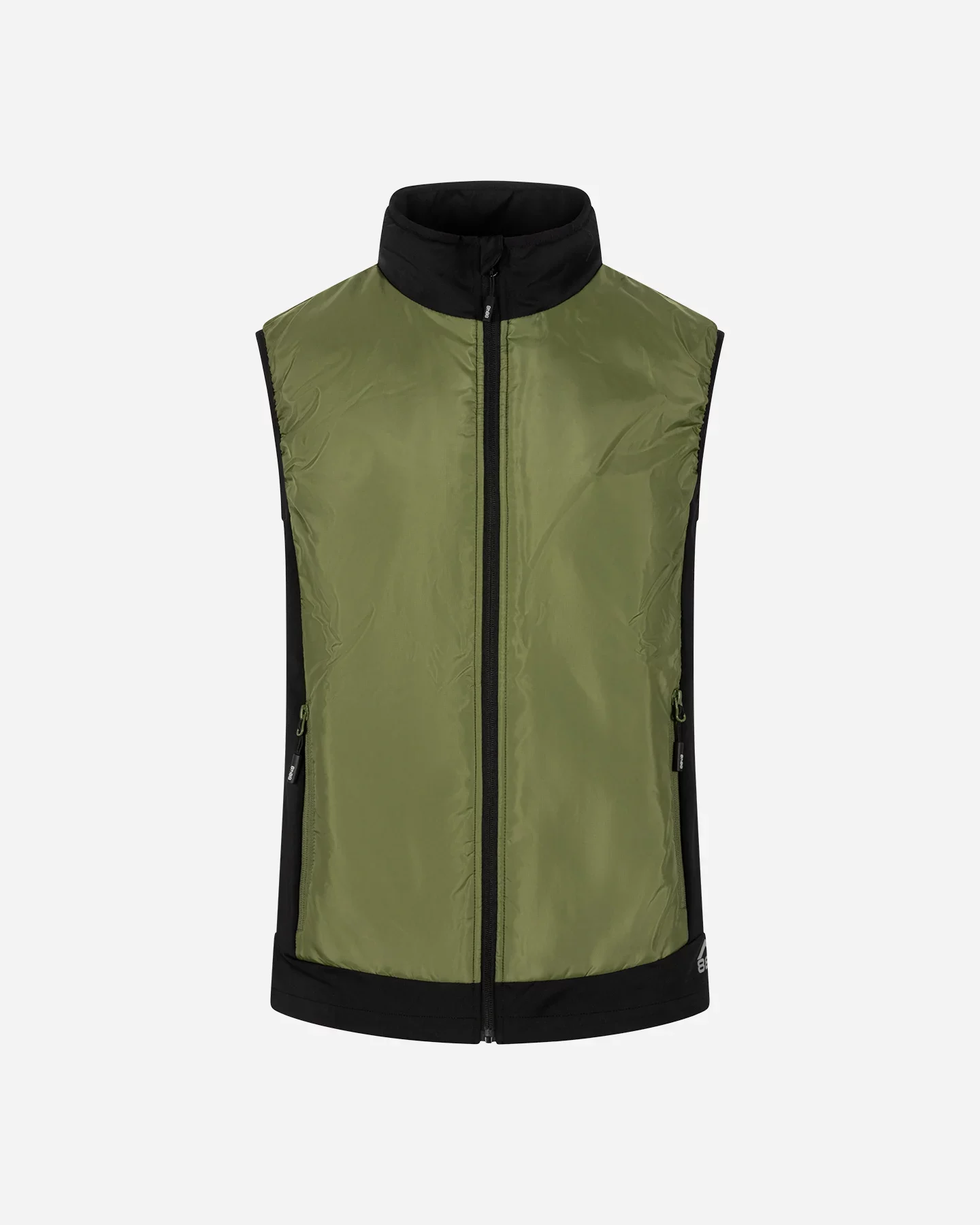 Gilet Uomo Mountain Hike Verde e Nero