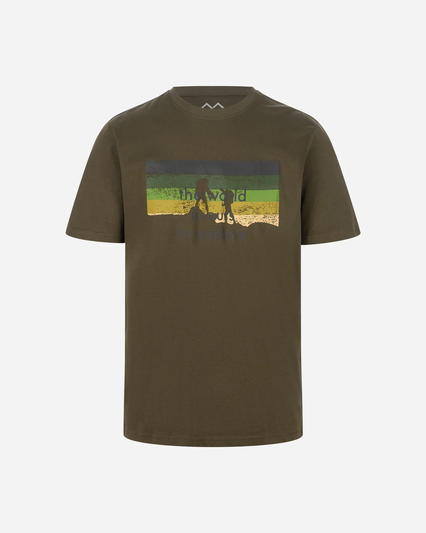 T-shirt Mountain Essential verde