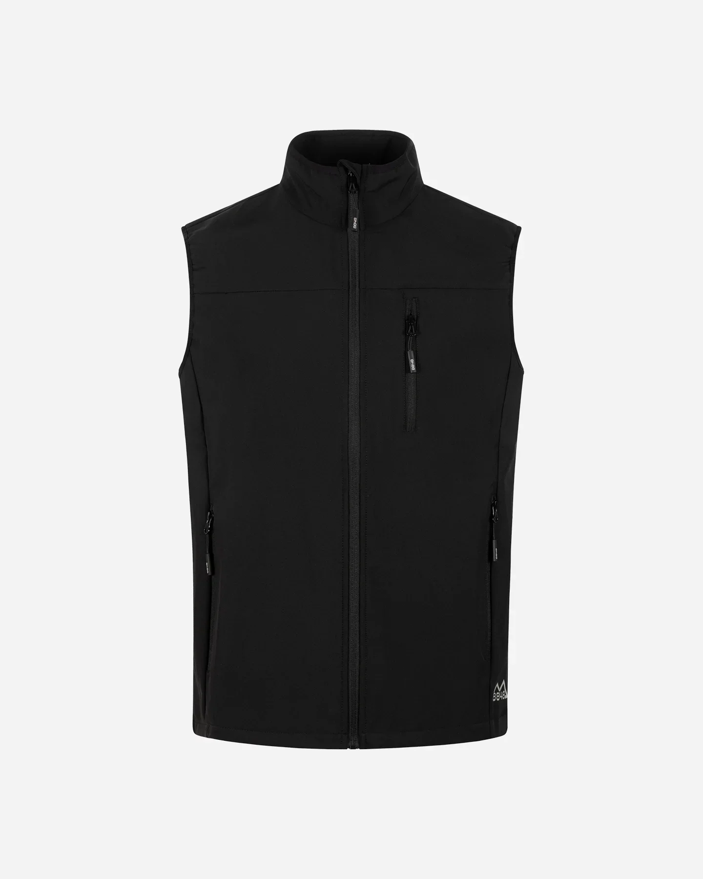Gilet Softshell nero trekking da uomo