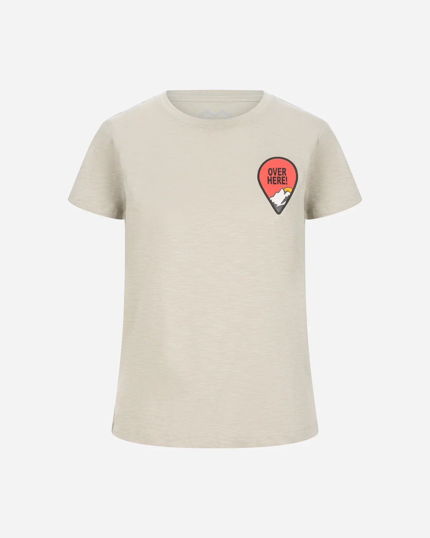T-Shirt da donna con logo montagne Over Here