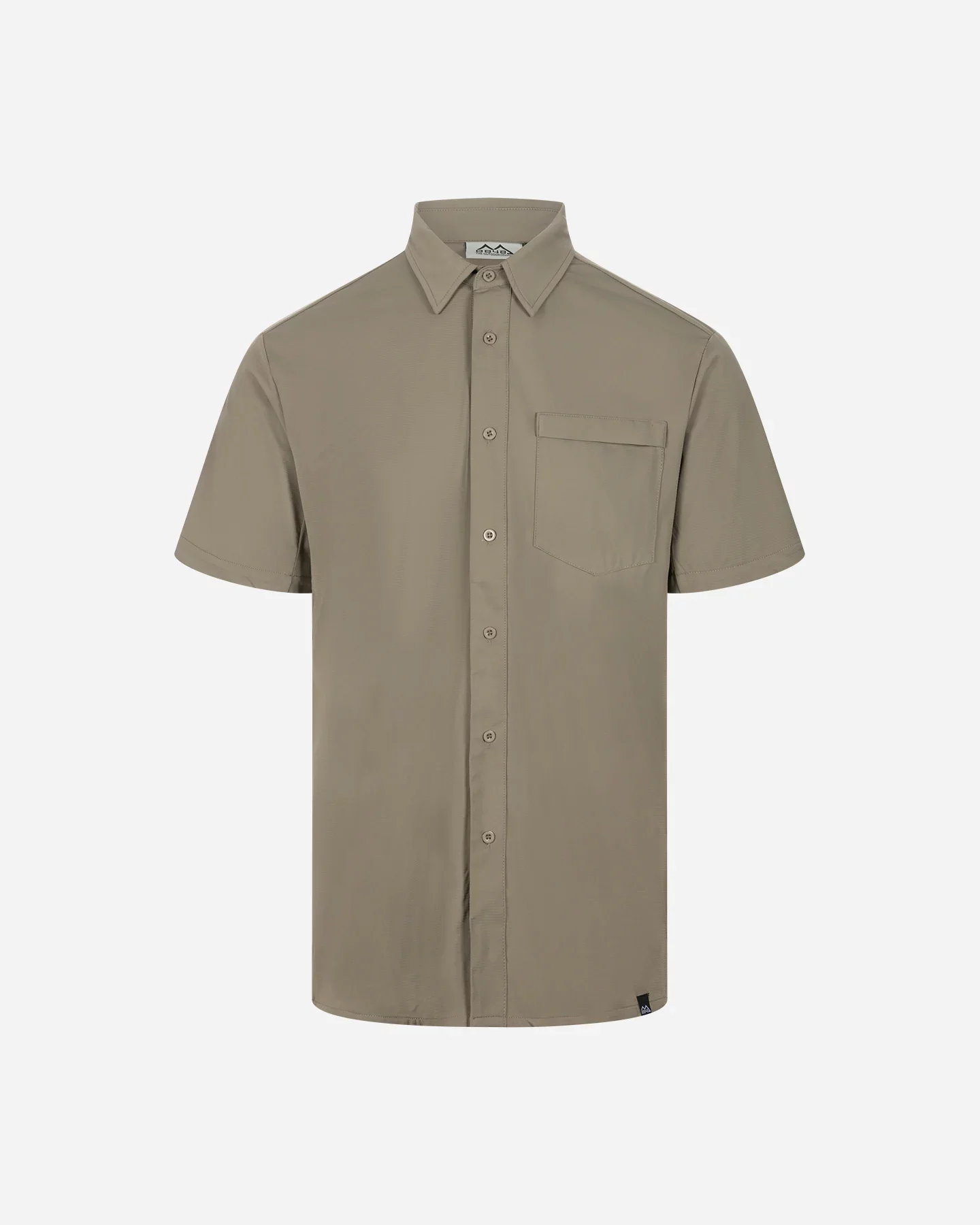 Camicia mezza manica Hike color corda da uomo