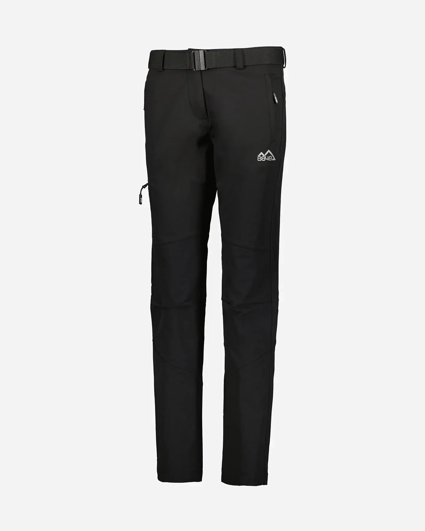 Pantalone Outdoor nero con cintura elasticizzata di 8848