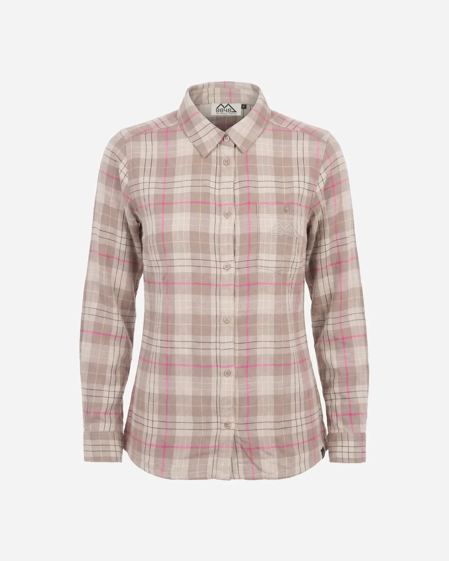 Camicia con fantasia a quadri di 8848