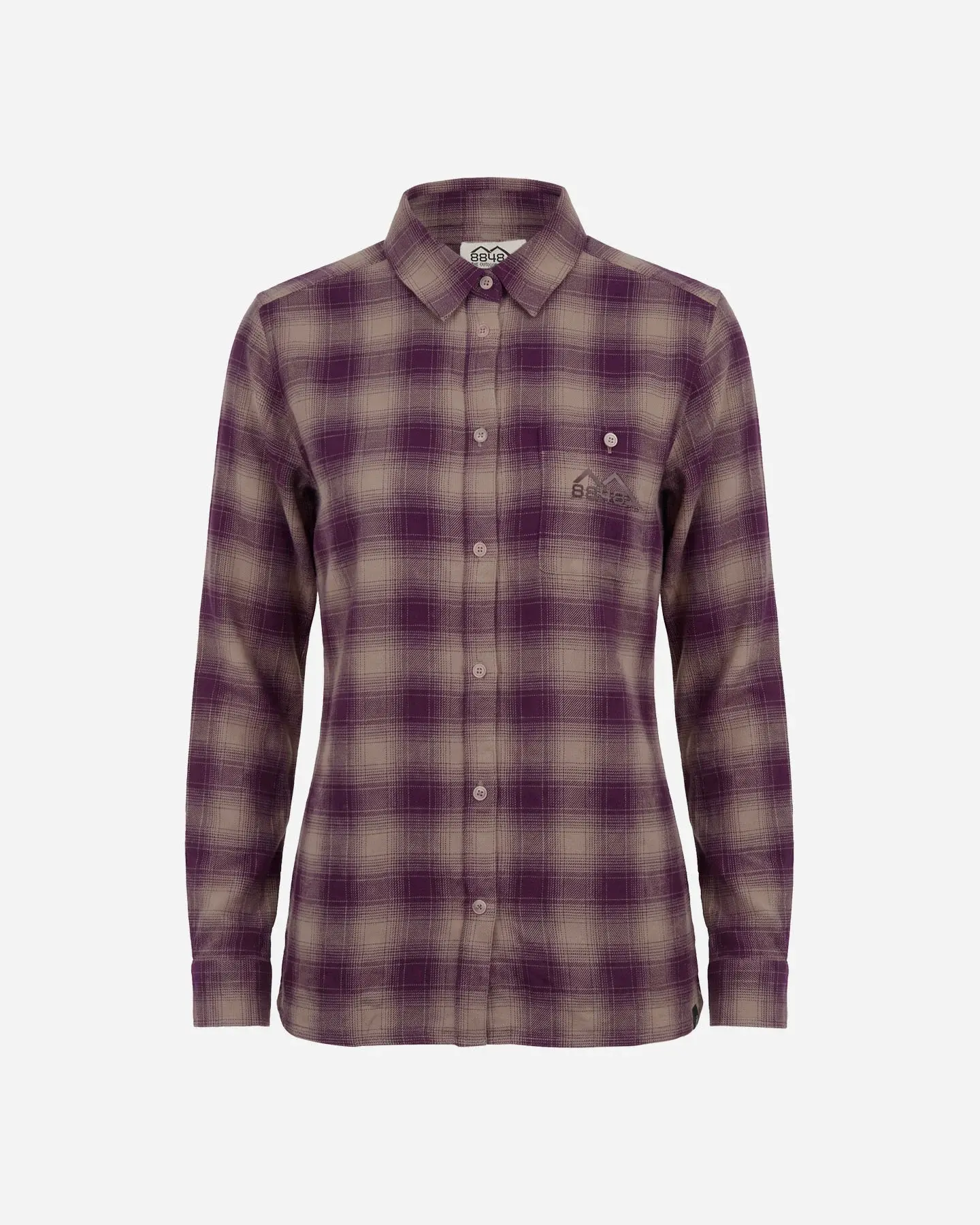 Camicia con fantasia a quadri di 8848